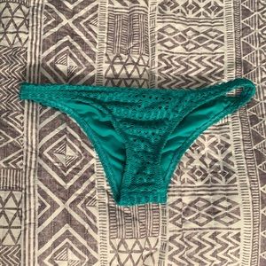 Roxy. Size S/M Cheeky Bikini Bottoms.